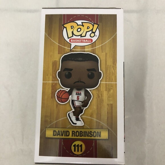 New FUNKO Pop USA Basketball David Robinson Exclusive Vinyl Figure 111 - Picture 2 of 5